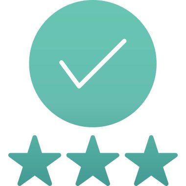 reyting ikonu. Basit ağ simgesi