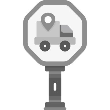 yol işareti vektör simgesi