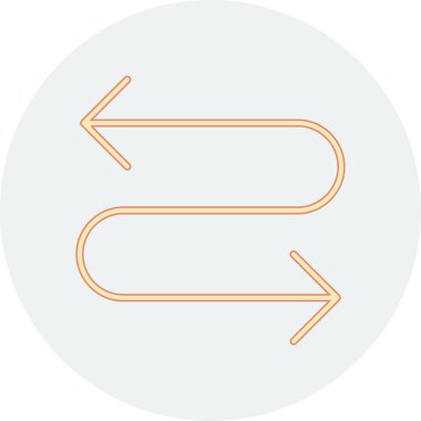 Ok. Web simgesi basit illüstrasyon