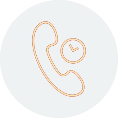 telefon vektör simgesi modern basit illüstrasyon