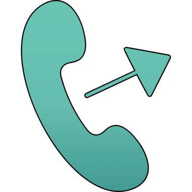 Beyaz arkaplanda telefon çağrısı vektör tasarım illüstrasyonu