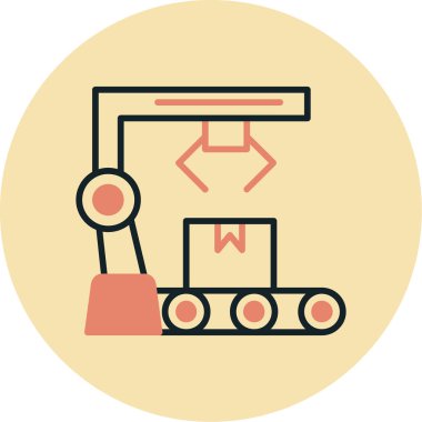 Vinç simgesinin vektör illüstrasyonu