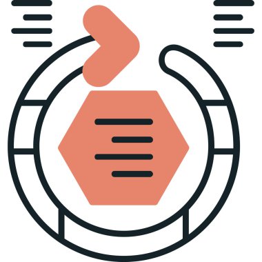 seo modern simgesinin vektör illüstrasyonu