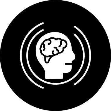 Vektör Beyin simgesi illüstrasyonu
