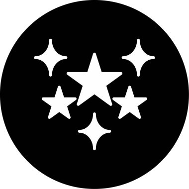 yıldız simgesi vektör illüstrasyonu