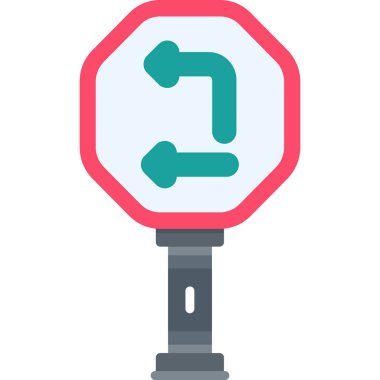 Trafik ışığı simgesi vektör illüstrasyonu