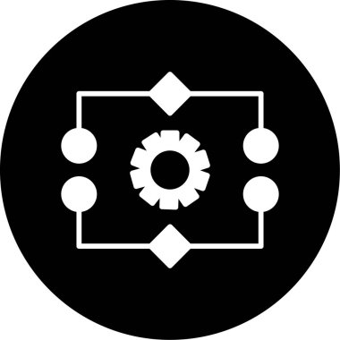 seo modern simgesinin vektör illüstrasyonu