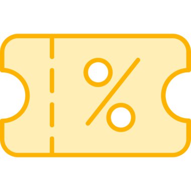 Düz stil kredi kartı iskonto simgesi
