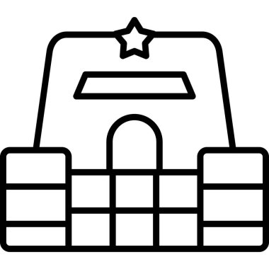 yapı evi simgesi ana hatlarıyla oluşturuluyor