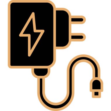 Elektrik prizi vektörü. özet çizimi