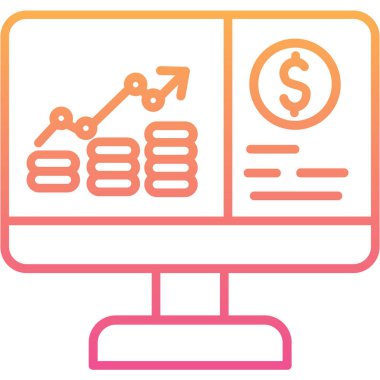 Modern bir simgenin vektör illüstrasyonu