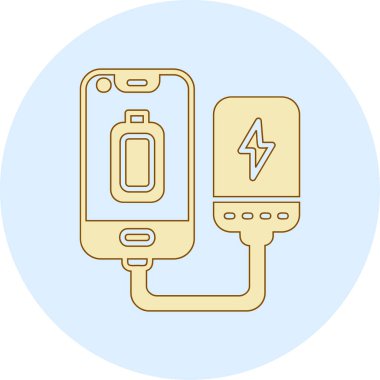 pil vektör illüstrasyonu