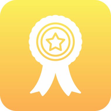 ödül simgesi, düz biçim tasarımı