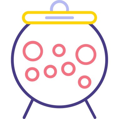 Bir davul makinesi simgesinin vektör çizimi