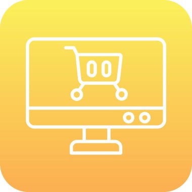 Bilgisayar simgesi soyut bir grupta izole edildi