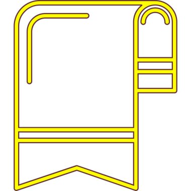 Modern b 'nin vektör illüstrasyonu eksik simgesi