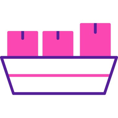 Çizgi film simgesinin vektör çizimi