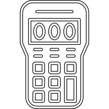 Elektronik hesap makinesi simgesi, özet biçimi