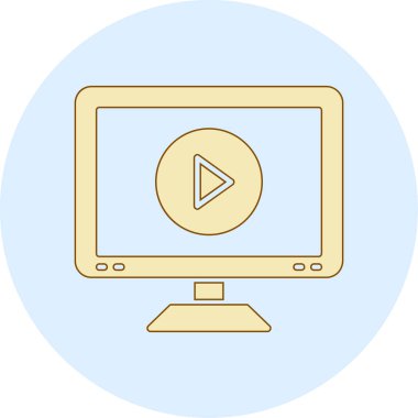 Web simgesi vektör illüstrasyonu