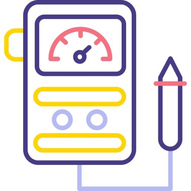 Kalem. Web simgesi basit illüstrasyon