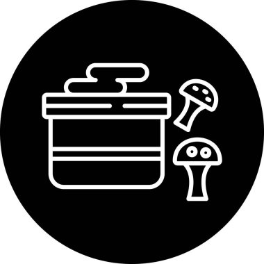 Gıda simgesinin vektör illüstrasyonu