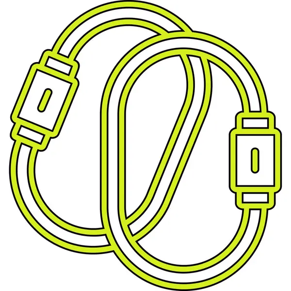 Bir ipin vektör illüstrasyonu