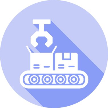 Tank ikonu vektör illüstrasyonu