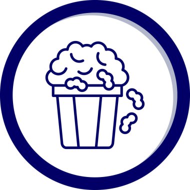 cupcake ikonu vektör illüstrasyonu