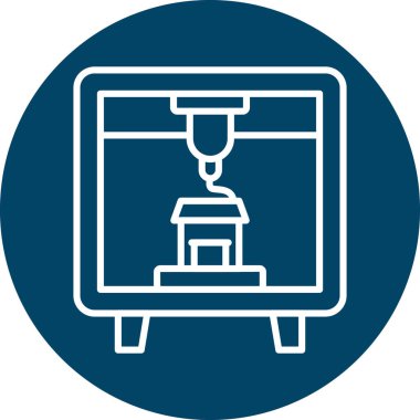 Modern oto tamir simgesinin vektör illüstrasyonu