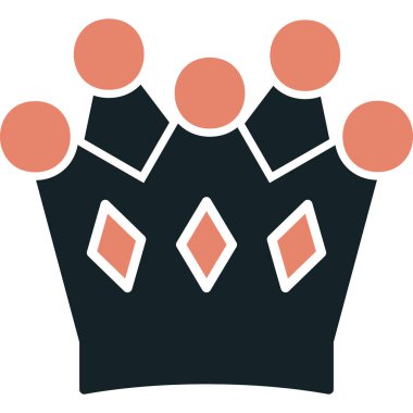 kraliyet taç vektör simgesi