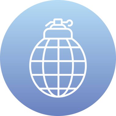 Bomba simgesinin vektör illüstrasyonu