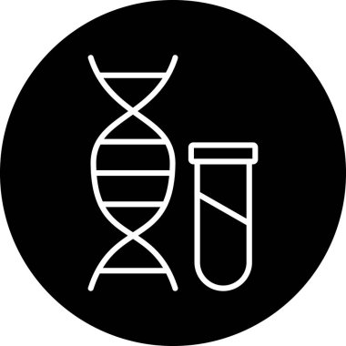 DNA simgesi vektör illüstrasyonu