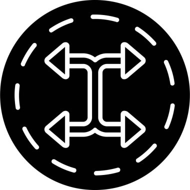 ok simgesi vektör illüstrasyonu