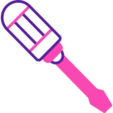 Tornavida. Web simgesi basit illüstrasyon