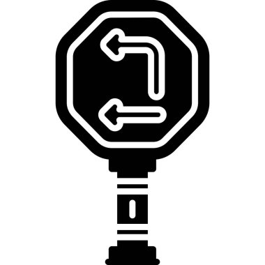 araba motoru aydınlatma simgesi katı biçimli