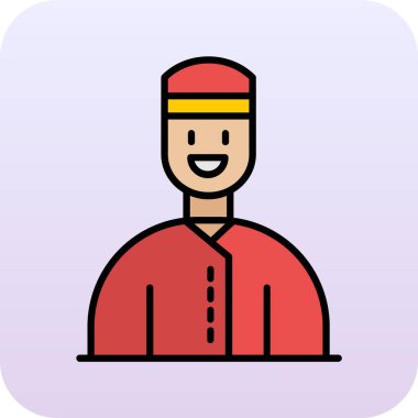 Vektör Adam Simgesi illüstrasyonu