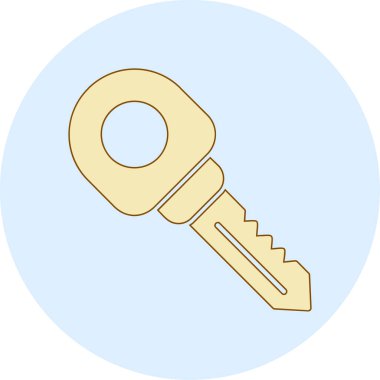 anahtar vektör simgesi modern