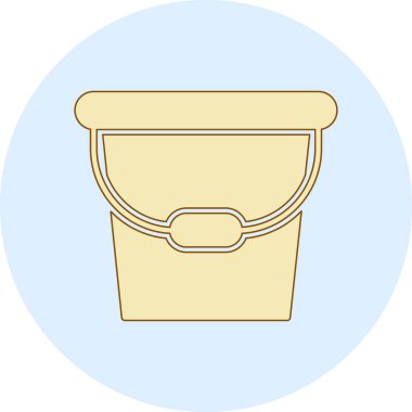 Çöp kutusu simgesi vektör illüstrasyon tasarımı