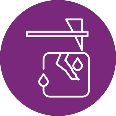 Su musluğu. Web simgesi