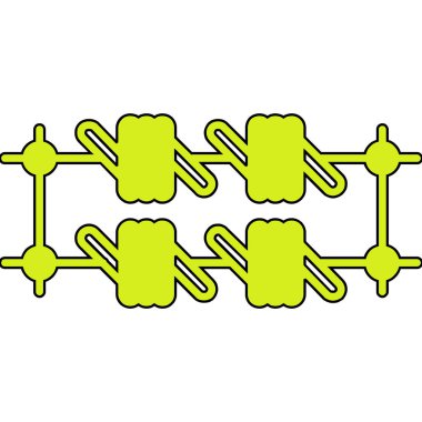 zincir simge vektör çizim