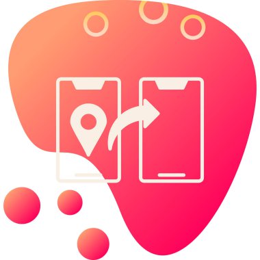 Moda biçimi izole edilmiş arkaplanda harita konumu simgesi