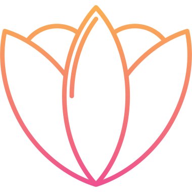 Nilüfer çiçeğinin vektör çizimi