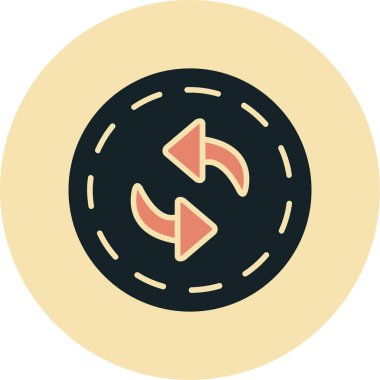 ok simgesi, vektör illüstrasyonu