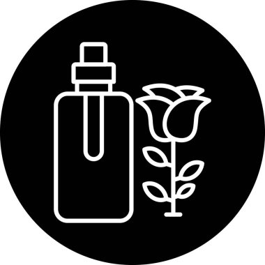 çiçek vektör simgesi modern illüstrasyon