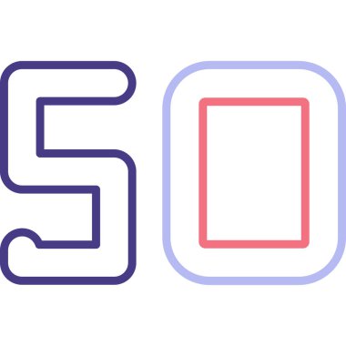 Renkli çizgi biçiminde altı numaralı logo