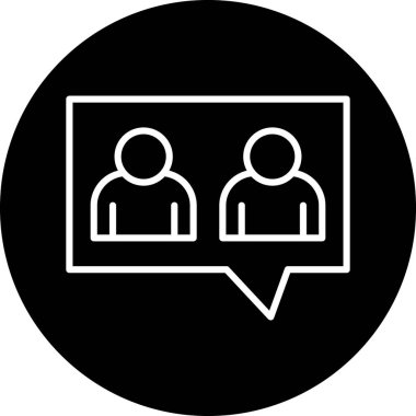 Kolayca değiştirebilen ya da düzenleyebilen konuşma sohbet kabartma vektör simgesi