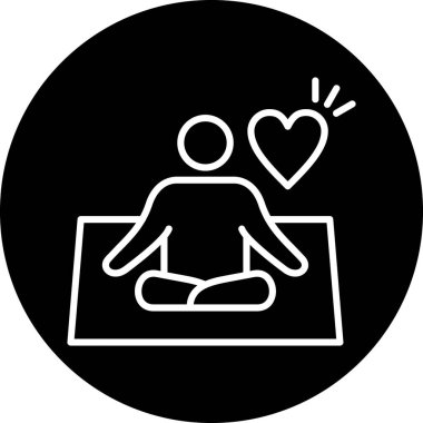 İnsan simgesinin vektör illüstrasyonu