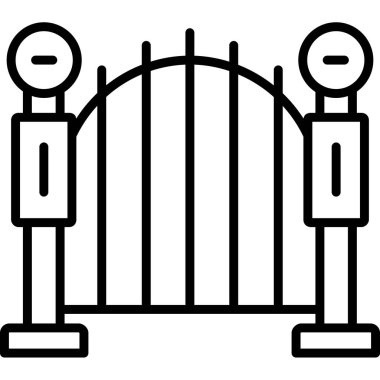 Kapı simge vektör çizim