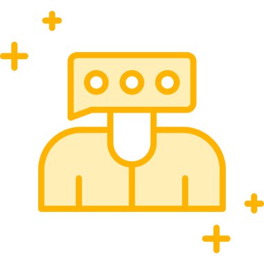 Robot simgesi, vektör çizimi