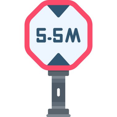 Trafik ışığı simgesi. Web için şehir vektör simgelerinin basit illüstrasyonu